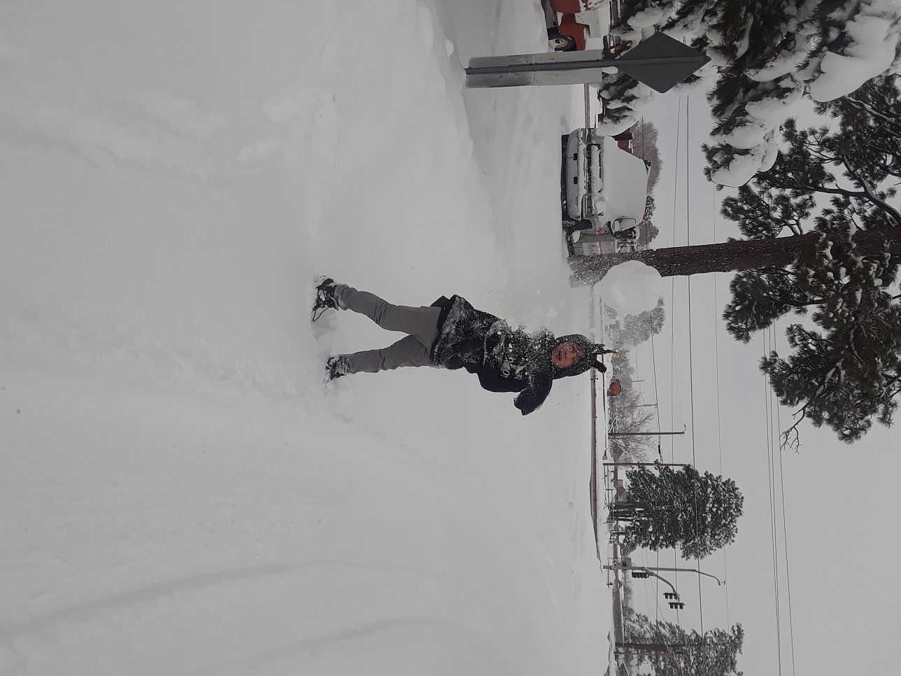 Throwing snowballs